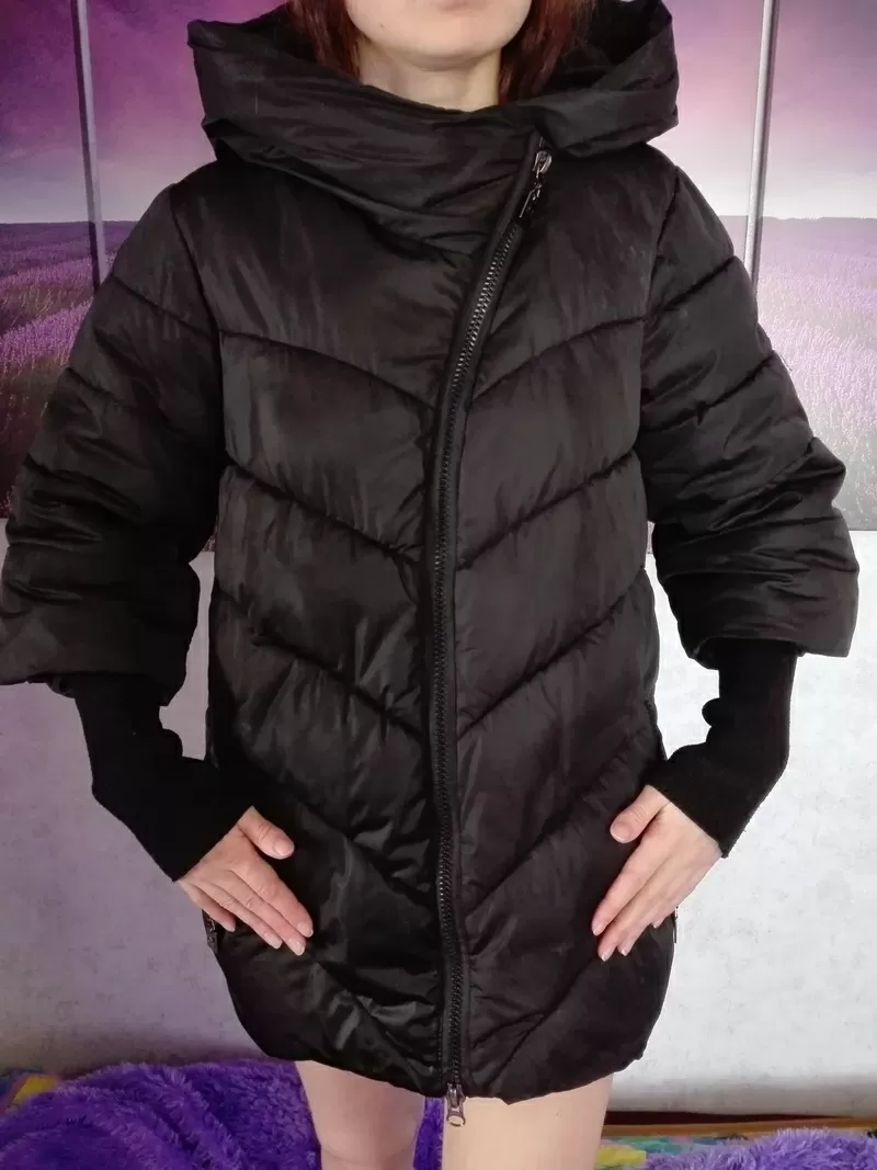 Продам шубу норка + мутон;  Куртка черная зимняя - холлофайбер 2